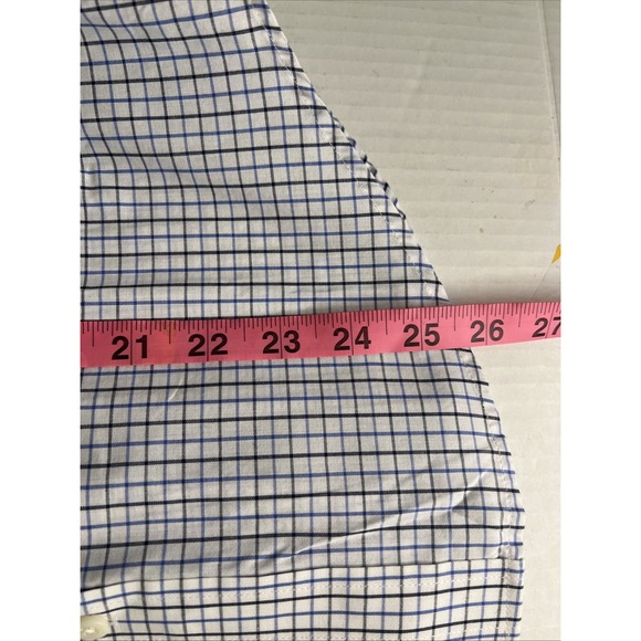 Lauren Ralph Lauren Boys Button Down Shirt Blue White Check Youth size 14 - Picture 11 of 12